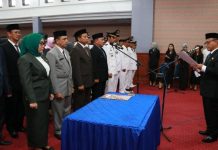 Bupati Mamuju Lantik Pejabat di Awal Tahun 2018