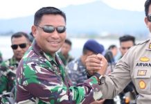 Antisipasi Isu PKI, Kapolres Metro Mamuju Bersama Dandim 1418 Mamuju Pimpin Patroli Tripatra