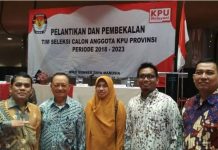 52 Bakal calon Anggota Kpu Sulbar 2018-2023 Lolos Seleksi Administrasi.