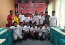 Sosialisasi Penggunaan Aplikasi Sistem Pencalonan Pemilihan Umum Tahun 2019.