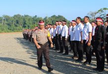 Begini Aksi Polda Sulbar Sambut HUT Kemerdekaan RI Ke – 73