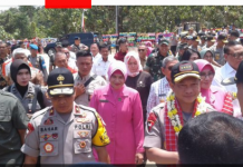 Kapolri Bersama Rombongan Tiba Dimapolda Sulbar sekitar 11.00 Wita.