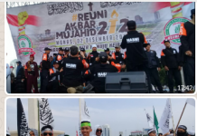 Reuni Akbar Mujahid Alumni 212 Berjalan Aman