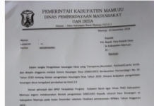 Rencana Bimtek 88 Desa Sekabupaten Mamuju Dipertanyakan