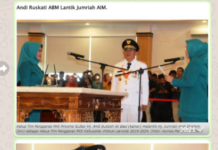 Gubernur Lantik Bupati Polman periode 2019-2024