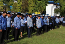 Peringati Hari Lahir Pancasila, Bupati Angkat Topi Untuk ASN