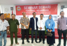 Seminar “Dengan Tema Antisipasi Profokasi Dan Tindak Kejahatan Guna Terciptanya Suasana Aman Kondusif”.