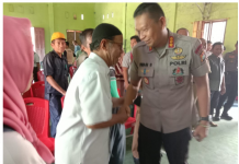 SILATURAHMI BAPAK DANSAT BRIMOB POLDA SULBAR DAN KAPOLRES POLMAN BERSAMA WARGA DESA BATETANGNGA KEC. BINUANG