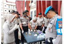 Komitmen Perangi Narkoba, Polda Sulbar Mendadak Gelar Tes Urine