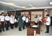 27 Pejabat Dilingkup Pemprov Sulbar Dilantik Oleh Sekprov.