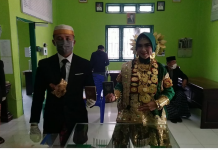 Alhamdulillah ,Ijab Kabul Dilaksanakan Di Kantor KUA Simboro Mamuju.