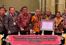 Pemprov Sulbar Raih Prestasi Di Penyerahan Hasil Evaluasi Akuntabilitas Kinerja Instansi Pemerintah DI Yogyakarta