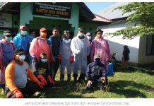 Desa Orobatu Lakukan Aksi Lawan Wabah Wirus Corona Covid-19