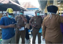 7 Desa Ditapalang Barat Mamuju Bergerak Melawan Corona Covid-19.