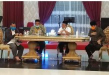 Rapat Vidio Conference Unsur Forkopimda,Diputuskan Sholat Jum,at Dimesjid Belum Bisa Dilaksanakan.