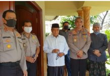 Dirbinmas Polda Metro jaya KBP Badya Wijaya SH MH silaturahmi kekediaman Ketua PBNU Prof.DR.KH.Said Aqil Sirodz