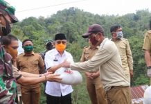 Gubernur Sulbar Akan Relokasi Warga Korban Longsor
