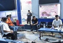 Ali Baal Kunjungi Posko Penanganan Covid-19 Di Perbatasan Sulbar-Sulsel