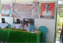 Penyaluran BLT DD Tahap Kedua Didesa Suka Damai Berlangsung Aman Dan Lancar.