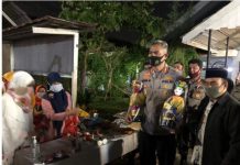 Dirbinmas Polda Metro Jaya Kunjungi Pos Kamling Kampung Tangguh Jakarta Timur.