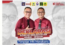 Ratusan Tokoh Dipastikan Akan Menghadirin Deklarasi Habsi-Irwan Minggu Sore Dini Hari.