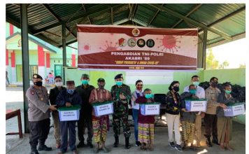 Altar Akabri 89 Membagikan sembako Sebanyak 850 Paket Diperbatasan NTT-RDTL.