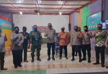 Dirbinmas Polda Metro kunjungi Kampung Tangguh sehat Pos Kamling RW 09 Jln. Lembangbaru V RT 02/RW 02 Kel. Sudimara Barat Kec. Ciledug Kota Tangerang.