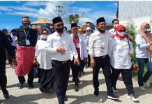 Habsi-Irwan Resmi Mendaftar Di KPU Mamuju,Partai Pengusung Mengantar Dan Masyarakat.