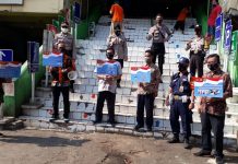Operasi Aman Nusa 11-2020 Oleh Dit Binmas Polda Metro Jaya Melakukan Edukasi Dan Sosialisasi Agar Menghindari Keramaian Dan melakukan Hidup Sehat.