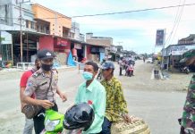 *Polsek Sampaga Gelar Operasi Cipta Kondis Dan Yustisi Penggunaan Masker*