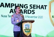 *Kabaharkam Polri Mewakili Kapolri Hadiri Kampung Sehat Awards Polda NTB*