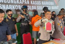 Kepolisian Polda Sulbar Ungkap Penyelundupan Narkoba Jenis Sabu Seberat 5 Kilogram