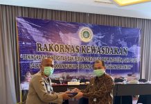 Badan Karantina Pertanian Melaksanakan RAKORNAS KEWASPADAKAN D Bhuana Harison Hotel.