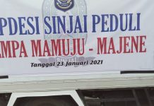 *Apdesi Sinjai Bantu Korban Gempa bumi Majene-Mamuju*