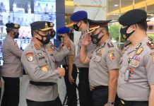 Komjen Pol Agus Andrianto Pimpin Upacara Virtual Kenaikan Pangkat 390 Personel Jajaran Baharkam Polri