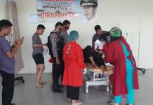 *Pasca Gempa,Seorang Anggota Polisi Dilarikan Ke RS Bhayangkara*