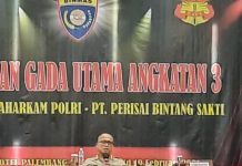 *KBP Nanang Purnomo,SH,MH Memberikan Materi Pada Acara Diklat Gada Utama Di THE Hotel ALTS Palembang*