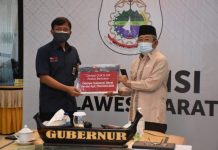 *Ojk Dan Ijk Salurkan Bantuan Kepemprov Sulbar Sebanyak Rp.1.750.000.000 .