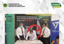 *Dr.HM.Muflih B.Fattah Hadiri Kegiatan Pencanangan Pembangunan Zona Integritas Wilayah Bebas Korupsi*