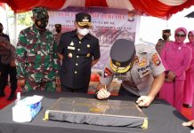 *Bupati Mateng Apresiasi Peletakan Batu Pertama Pembangunan Kantor Mapolres*