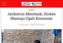 *Jenkatrin Mulai Membaik,Dinkes Tak Komentar*