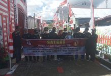 *Satgas Merah Putih Lingkungan Axuri Bergerak Menyambut HUT RI Ke-76*