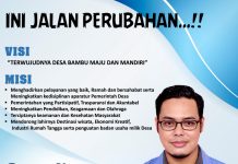 * Cakades Yang Termuda DiDesa Bambu Mendapat Simpatisan Dari Tokoh Masyarakat Dan Pemuda*