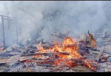 Satu Rumah Warga Diorobua Mamasa Habis Dilalap Sijago Merah.