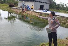 Satgasres Binmas Wilayah Yahukimo Laksanakan Program Kasuari Pengecekan Spot Perikanan Dikampung Moruku