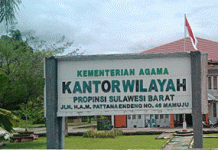 Kanwil Kemenag Provinsi Sulbar Lakukan WFH, Delapan Pegawai Terpapar Covid-19