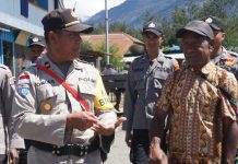 Menghapuskan Bentuk Tindakan Diskriminasi Masyarakat,Satgas Binmas Noken Tanamkan Rasa Persatuan Dan Kesatuan
