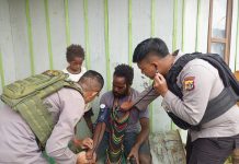 Satgas Damai Cartenz Kembali Memberikan Pelayanan Kesehatan Secara Gratis Kepada Masyarakat.
