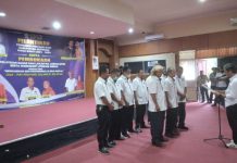 Ketua Pwi Sulsel,H.M.Agausalim Alwi Hamu,Melantik Pengurus Pwi Sopeng.