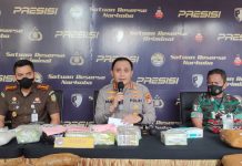 Polres Metro Jakarta Barat,Menggelar Pemusnahan Barang Sitaan Narkotika Dalam Kurun Waktu Tiga Bulan